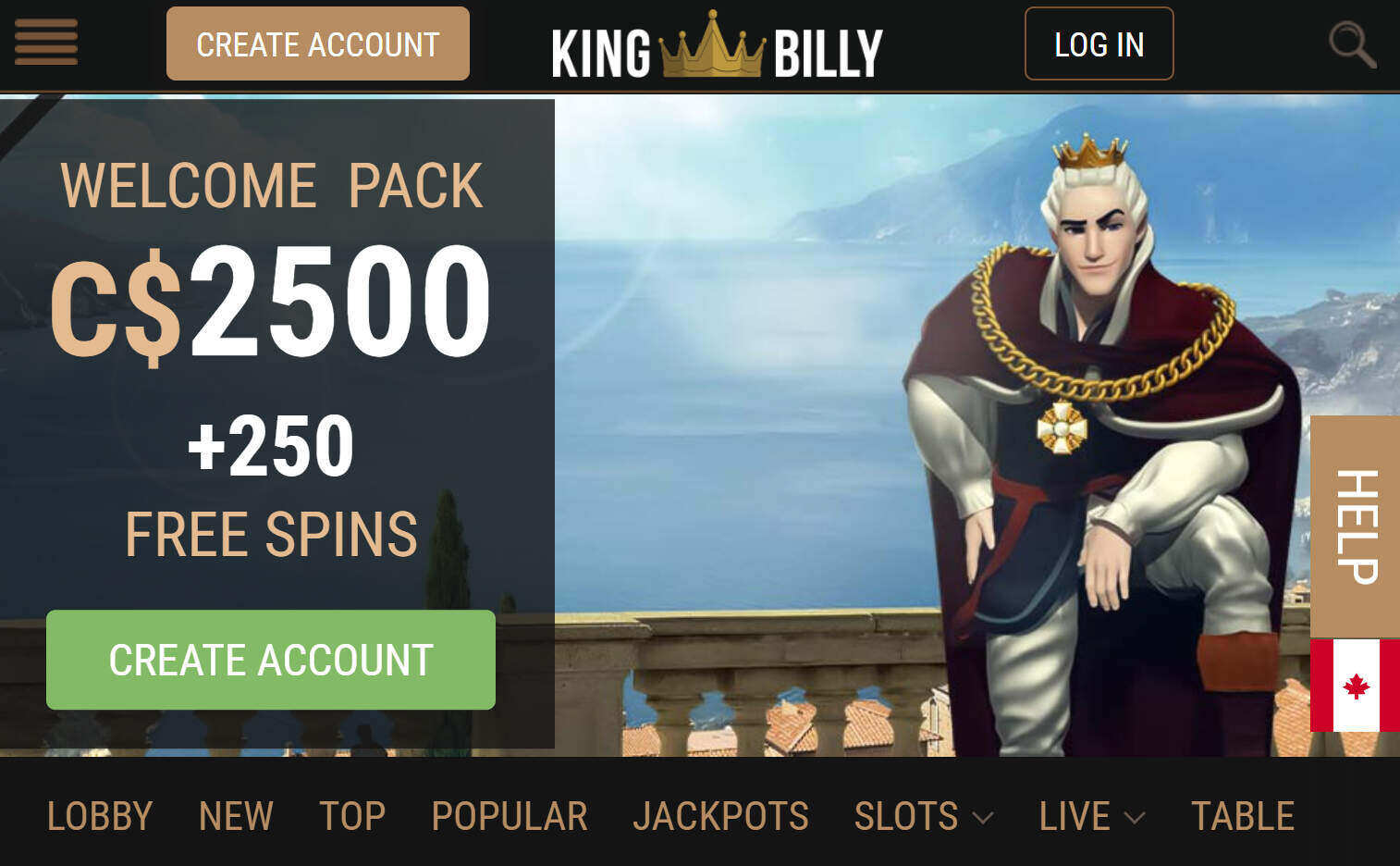 King Billy Casino Review 2 500 250 Free Spins 2024 King Billy Casino Review 2 500 250 Free Spins 2024