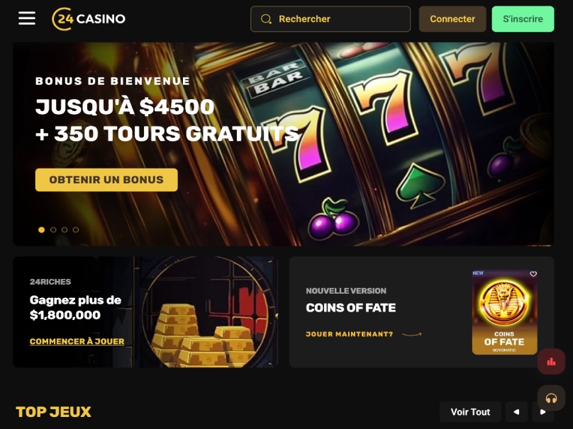 24casino screenshot fr ca 1