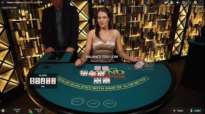 Casino live poker