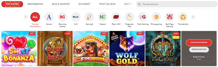 jeux de casino slotwolf